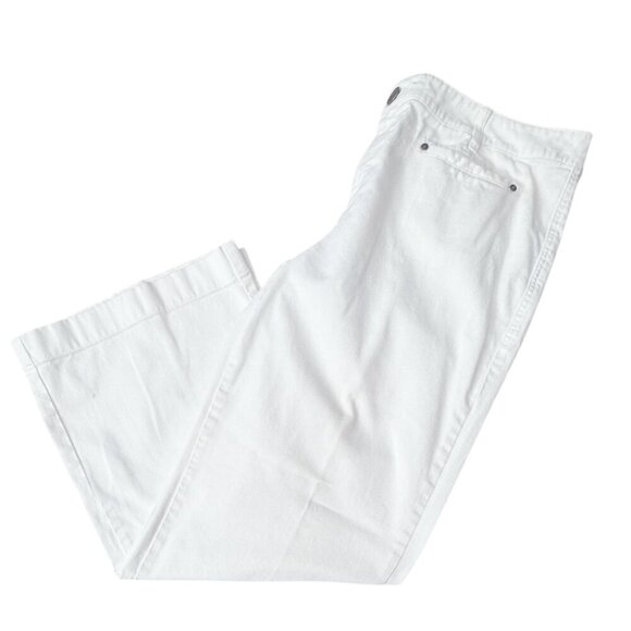 INC International Concepts Wide Leg White Jeans Women's PLUS Size 18W - Picture 8 of 8